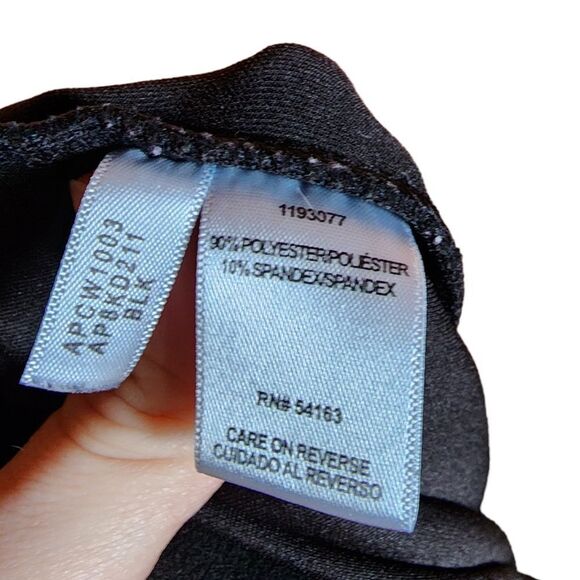 Andrew Marc Mid Rise Black Soft Suede Skinny Slim Fit Pants Women's Size Medium - Picture 11 of 12